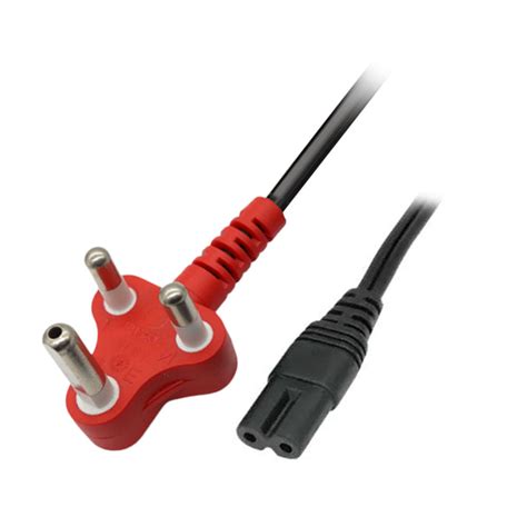 POWER CORD FIGURE 8 RED 3PIN PLUG